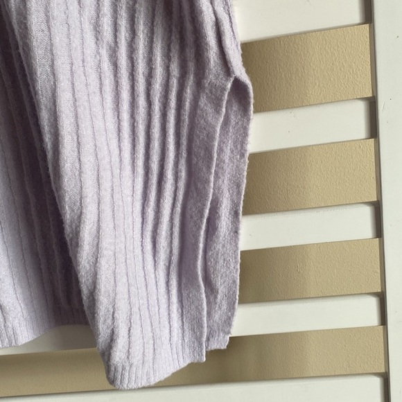 Free People Around the Clock Pullover Oversize Sweater Tunic Lavender Size XS - Picture 5 of 16